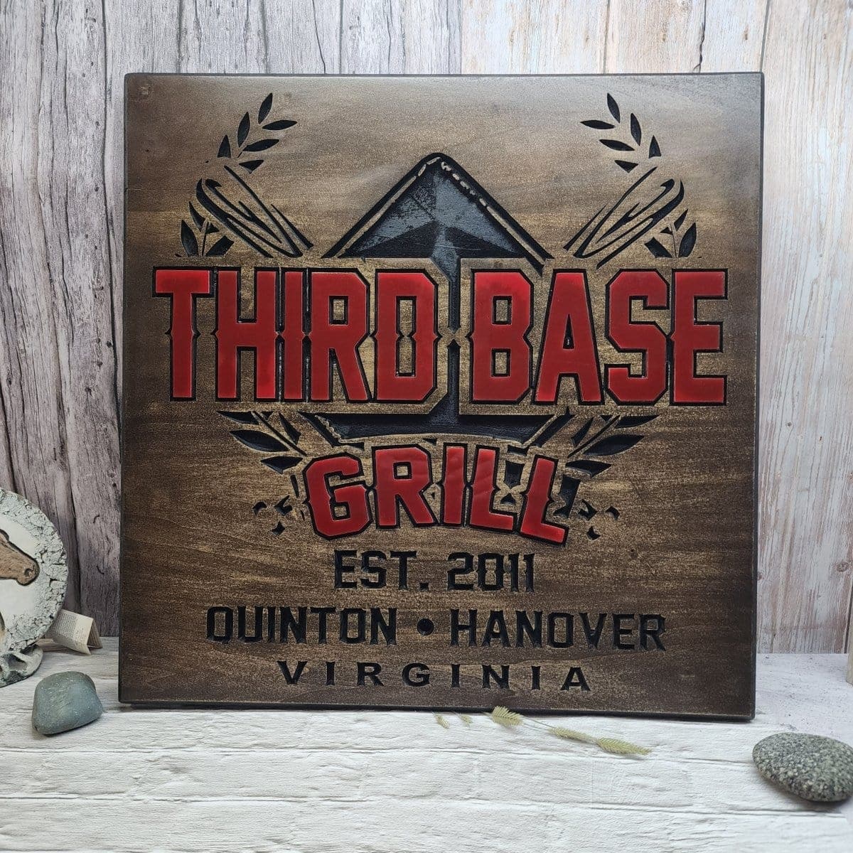 Business Home Ranch Sign The Perfect gift for Him - Hats Signs Patches 3D printing Engraving