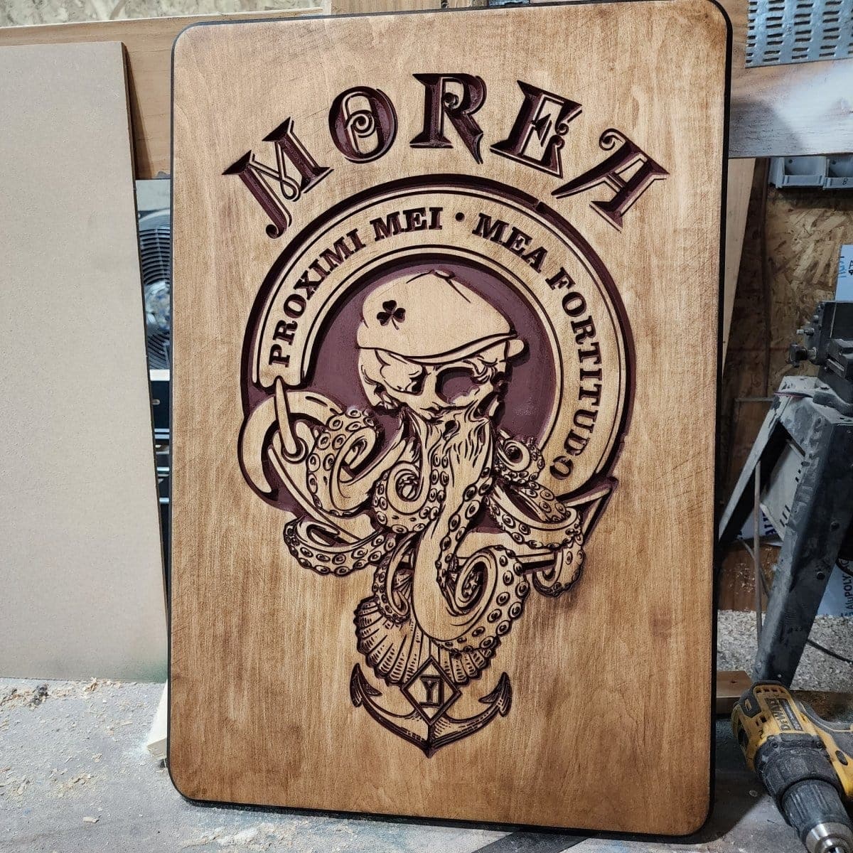 Custom Carved Wood Address Signs for Your Business