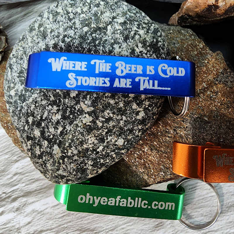 Engraved Bottle Opener - Hats Signs Patches 3D printing Engraving