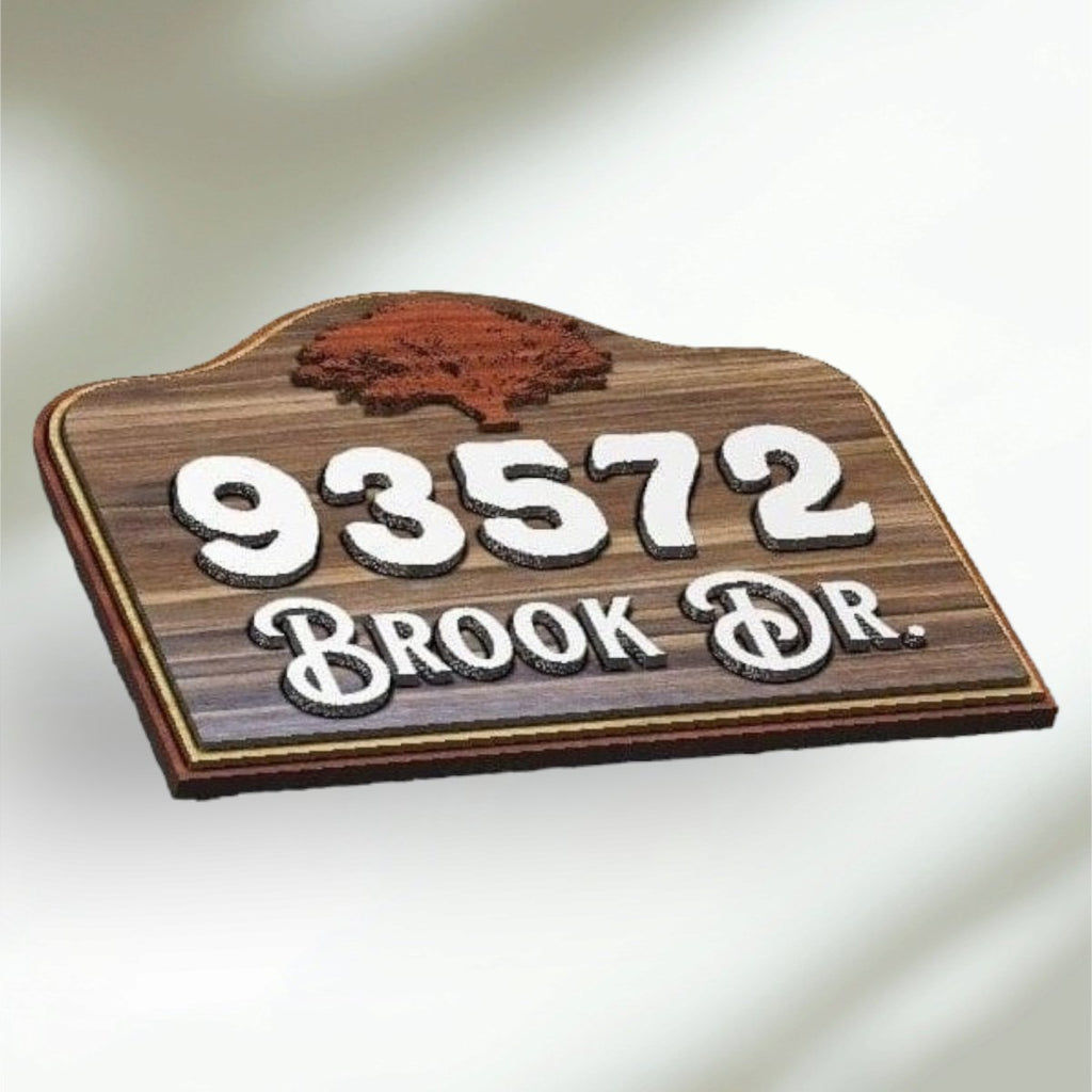 Wall Sign Business Home Adrress or Ranch Sign