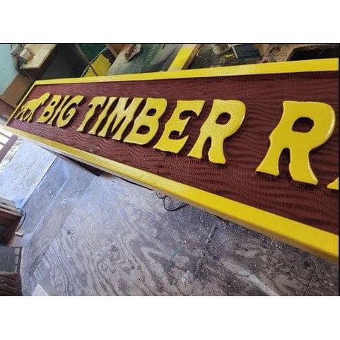 Rustic Engraved Timber Signs? Call or message Signature 3D today
