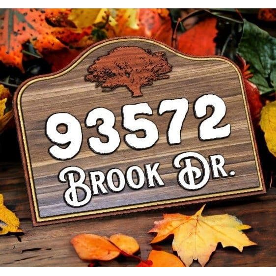 Wall Sign Business Home Adrress or Ranch Sign
