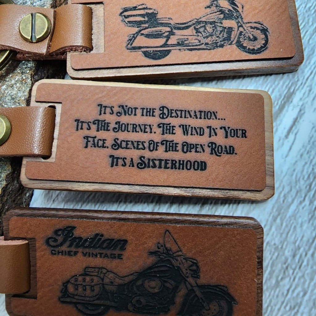 Indian and Harley Davidson cursors. Key Chain Ring Personalized