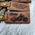Indian and Harley Davidson cursors. Key Chain Ring Personalized