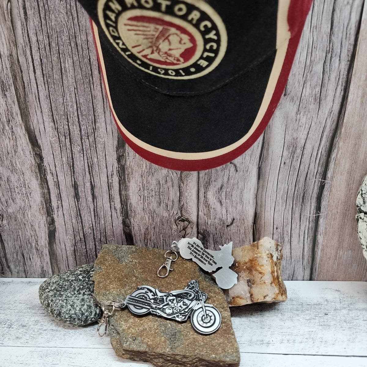 Indian Scott Bobber Key Ring Chain Personalized