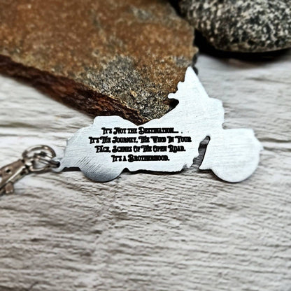 Indian Vintage Motorcycle Key Chain Ring Personalized