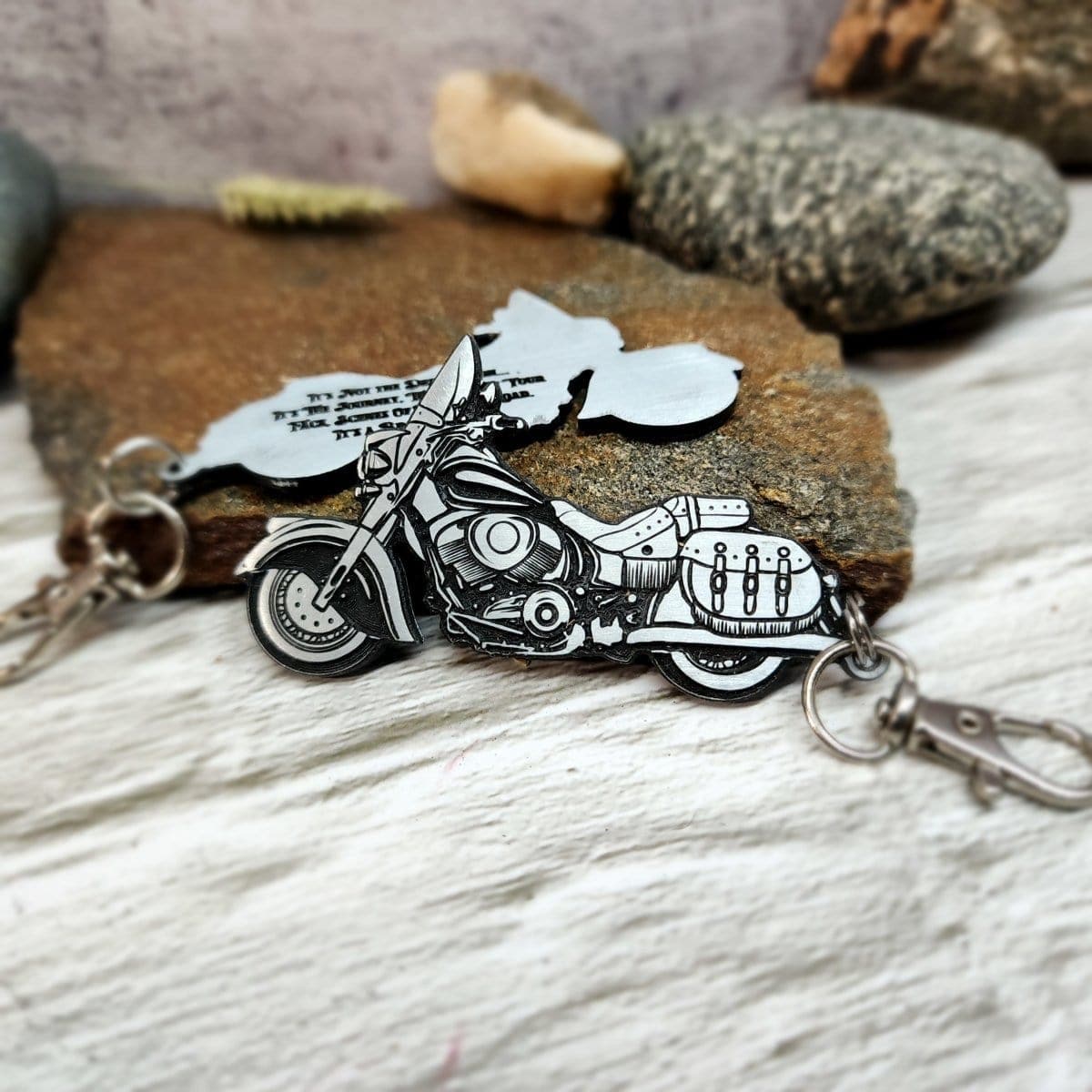 Indian Vintage Motorcycle Key Chain Ring Personalized