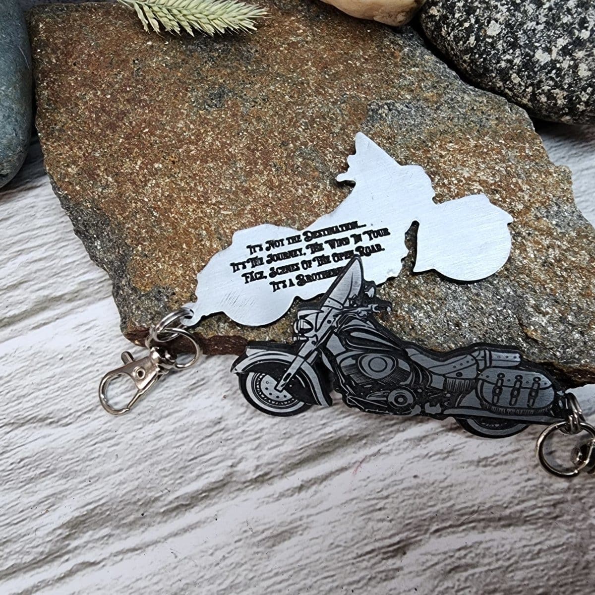 Indian Vintage Motorcycle Key Chain Ring Personalized
