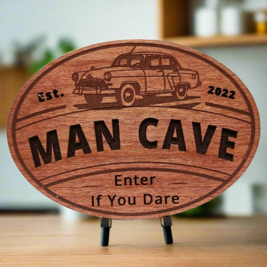 Man Cave Sign Personalized Sign with your Logo or Image - Hats Signs Patches 3D printing Engraving