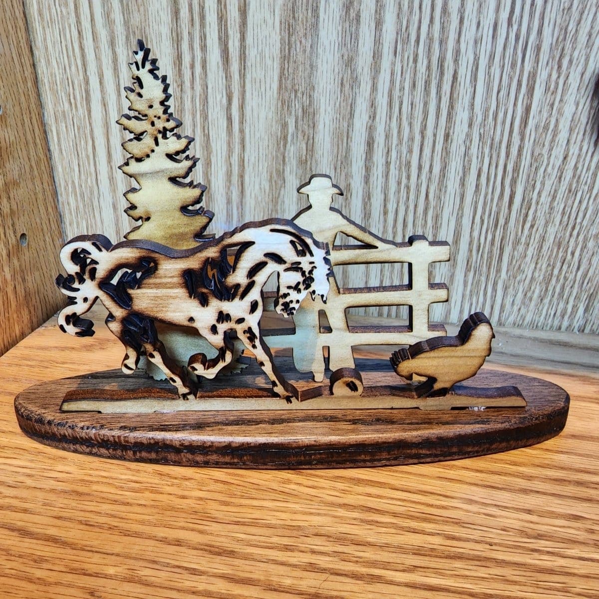 Napkin Letter Holder Shelf Table Center Piece Dueling Elk