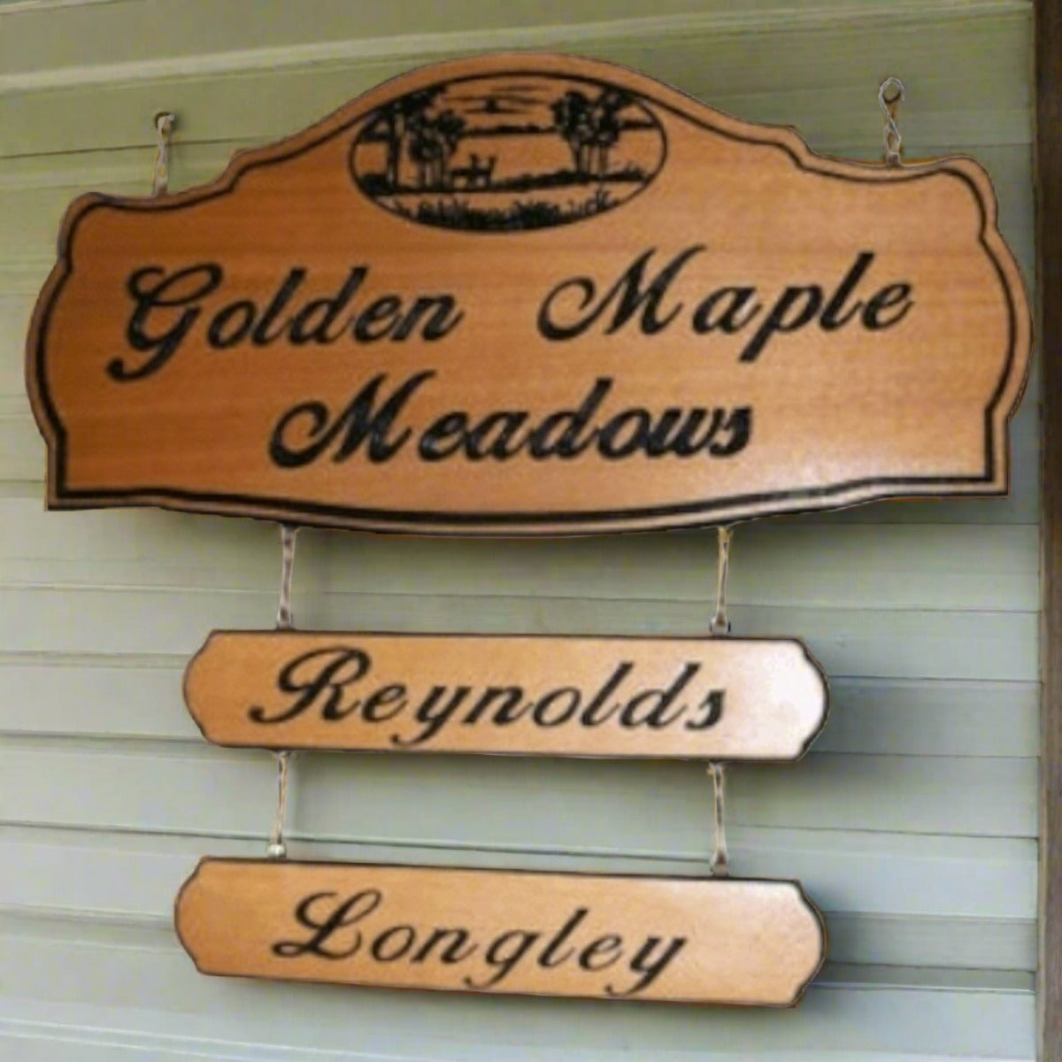 Personalized 3 Pcs Wood Sign Made to Your Specification's 3 pcs Wood signs