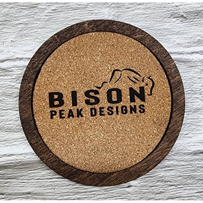 Personalized Custom Coasters (Set of 5) made-to-order with your Logo, Images and/or Text - Hats Signs Patches 3D printing Engraving