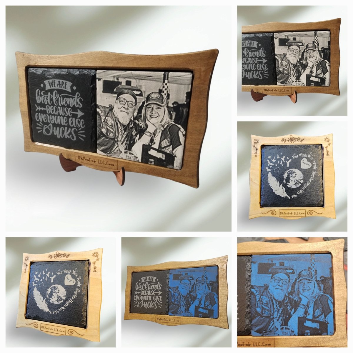 Personalized Memory - Memorial Plaques Slate and Ceramic - Hats Signs Patches 3D printing Engraving