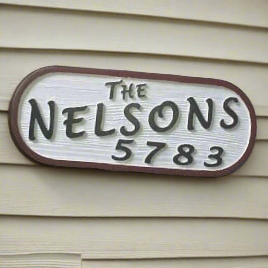 Personalized Home Address Number Drive Way Entry Way Business Sign