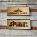 Custom Rustic Wood Sign with Logo - Personalized and Made to Order