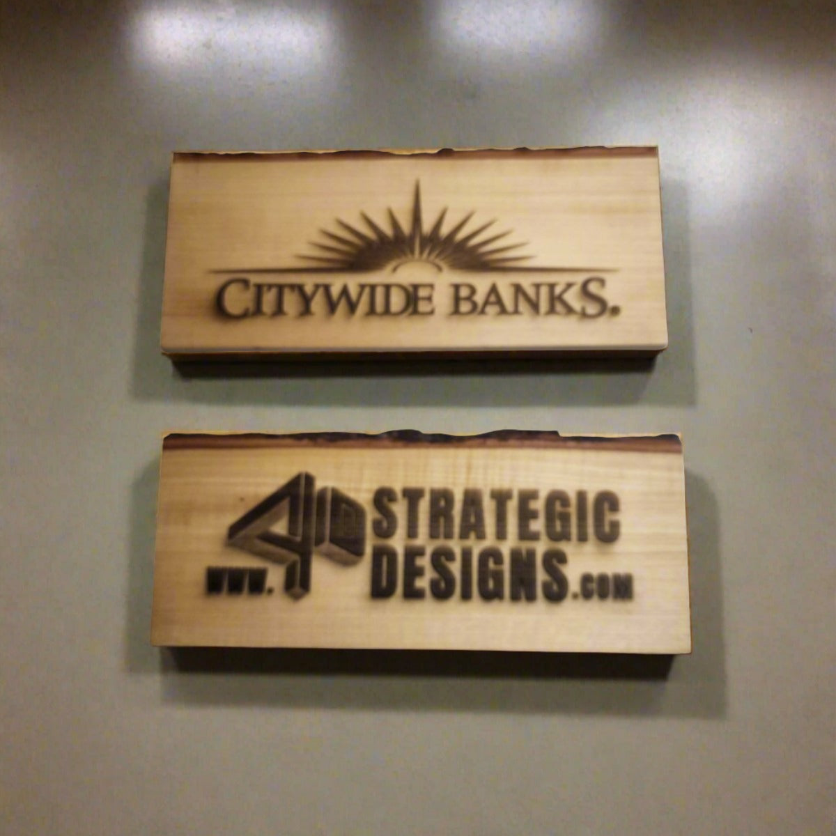 Rustic Wood Plank Signs With Rustic Edges Personalized to you Speciation's. - Hats Signs Patches 3D printing Engraving