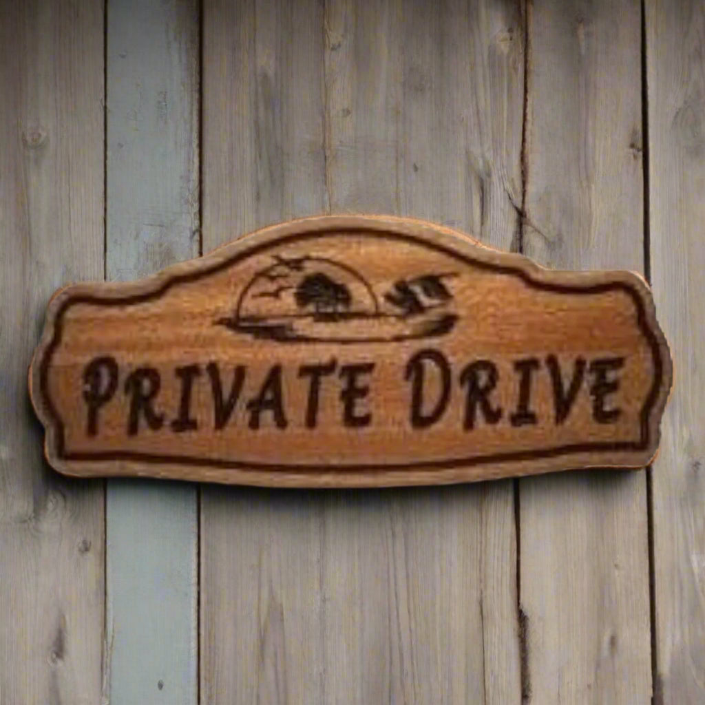 Wood Router V Carved Shaped Sign Personalized for you