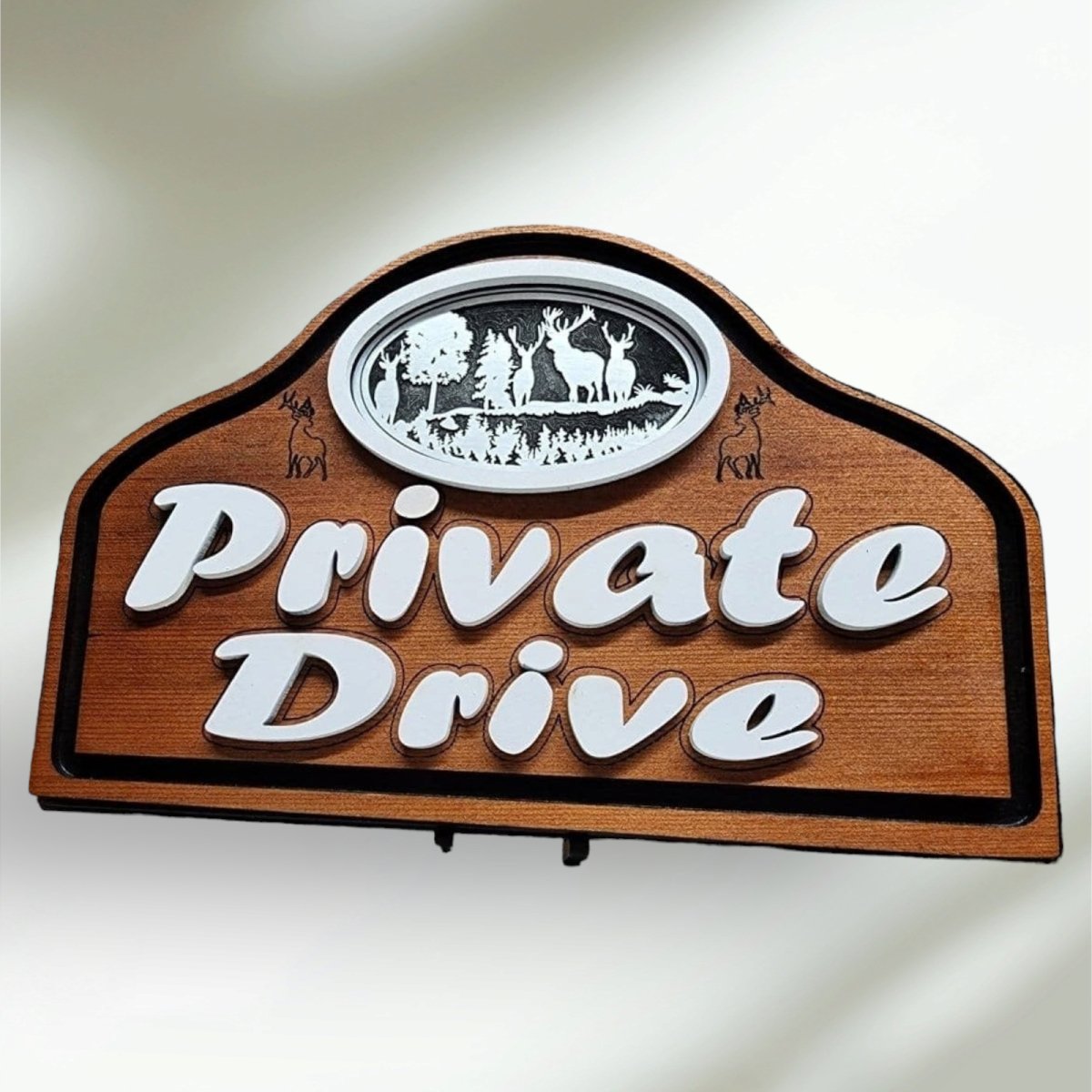 Wood Carved Lasered Sign with 3D Zinc Machined inlay personalized for you - Hats Signs Patches 3D printing Engraving