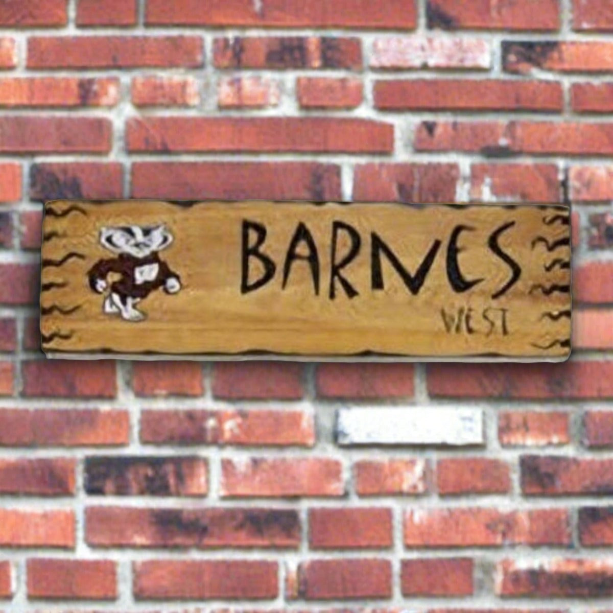 Wood Carved Rectangle Sign designed for a Great gift for Him or Her Address Home Ranch Sign