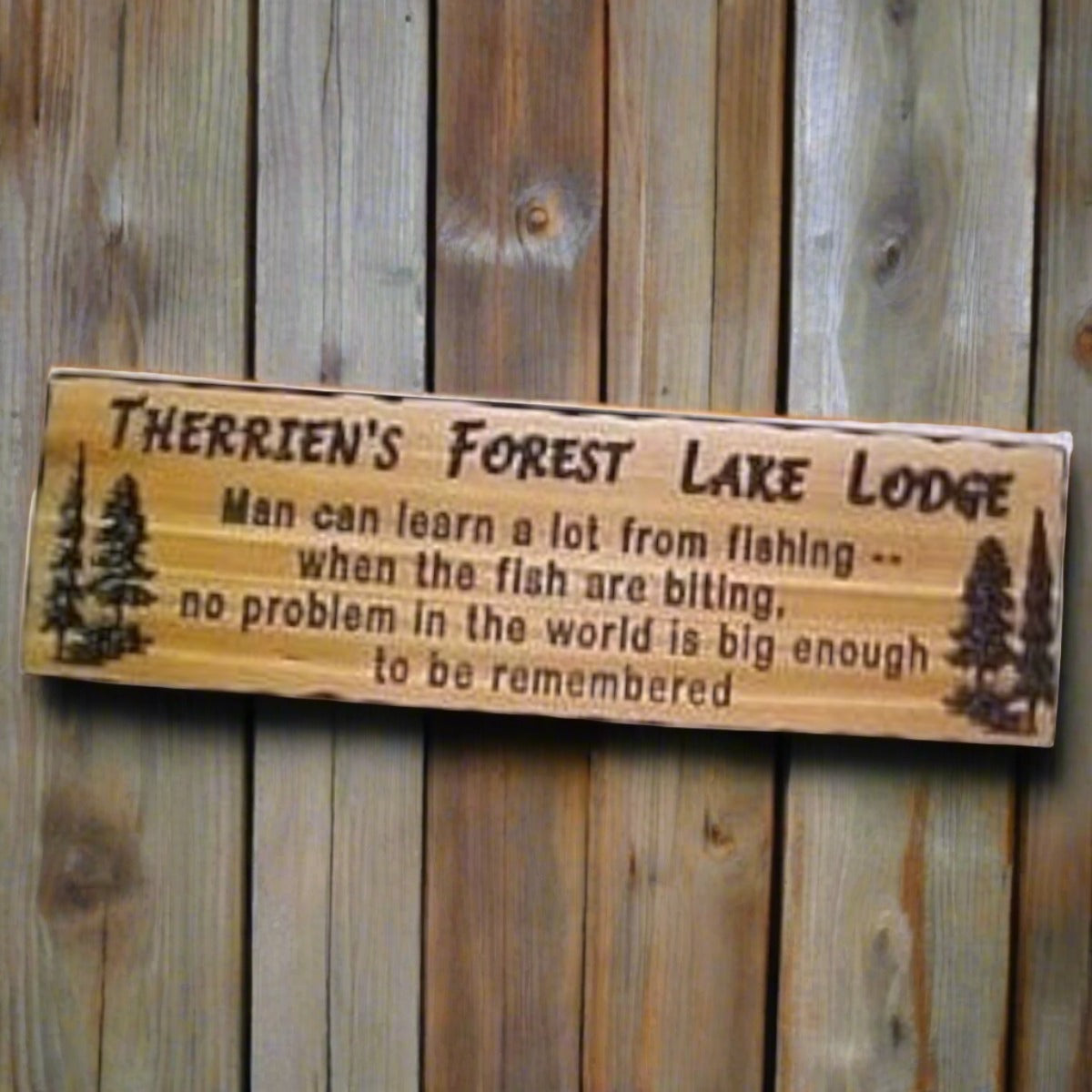 Wood Carved Rectangle Sign designed for a Great gift for Him or Her Address Home Ranch Sign